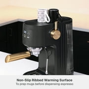 Thyme & Table Barista Mini Espresso Machine with 15-Bar Pressure and Steam Wand, Slate Grey