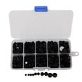 thumbnail image 1 of 760pcs / set four-10mm Ojos de Plástico Plano Ojos de Muñeca para Juguetes de Peluche Muñeco para Fabricación de Bricolaje Yotijar  Ojos de plástico de seguridad, 1 of 7