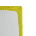 thumbnail image 2 of Ambesonne Modern Fitted Sheet, Yellow Positive Smiling Face, Queen Size, Yellow and White, 2 of 2