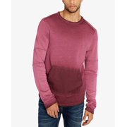 Buffalo David Bitton Mens French Terry Sweatshirt, Purple, Medium