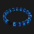 thumbnail image 2 of Sapphire Argent Bracelet Galet en Verre Luciole, 2 of 9