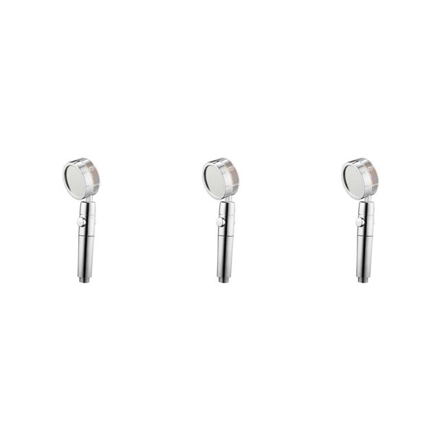 Billuyoard Cabezal de ducha de chorro a presión, cabezal de ducha de alta presión para baño, una tecla para detener el agua, filtro de boquilla de SPA Type3 NO3 Billuyoard CBP158040