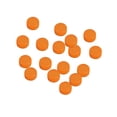 thumbnail image 2 of 100pcs Plastic Drink Bottle Covers Colorful Spring Water Bottle DIY Caps (Orange), 2 of 8