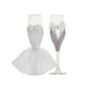 thumbnail image 3 of Copas de champán para boda, copas de champán para boda, portátiles, modernas, favores de fiesta, creativas y románticas, gafas MR , 2 uds. Estilo A, 3 of 8