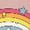 LIGHT PINK, variant on Winnie the Pooh - Pooh and Eeyore Rainbow - Youth Girls Boxy T-Shirt