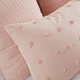 thumbnail image 2 of Home Essence Apartment Cotton Jacquard Pink 7-Piece Comforter Set, Full/Queen, 2 of 13
