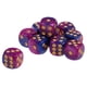 thumbnail image 5 of 2x de dados D6 piezas de 16 mm de seis para de puntos acrílicos redondeados, accesorios para s perfke Dados D6 de seis caras, 5 of 8