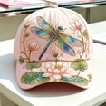 thumbnail image 2 of HuangHuanChen Womens Baseball Cap Floral Branch Bird Embroidery Cap Breathable Quick Dry Baseball Cap Lightweight Fashion Outdoor Sports Cap Summer Daily Travel Sun Hats for Women Green One Size, 2 of 4