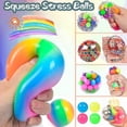 thumbnail image 3 of Stress Balls Stress Ball Toys - 8 Pack Sensory Squeeze Ball Rainbow Relief Dna Stress Balls For Kids Adults Fun Toy For Adhd, Ocd, Anxiety, 3 of 4
