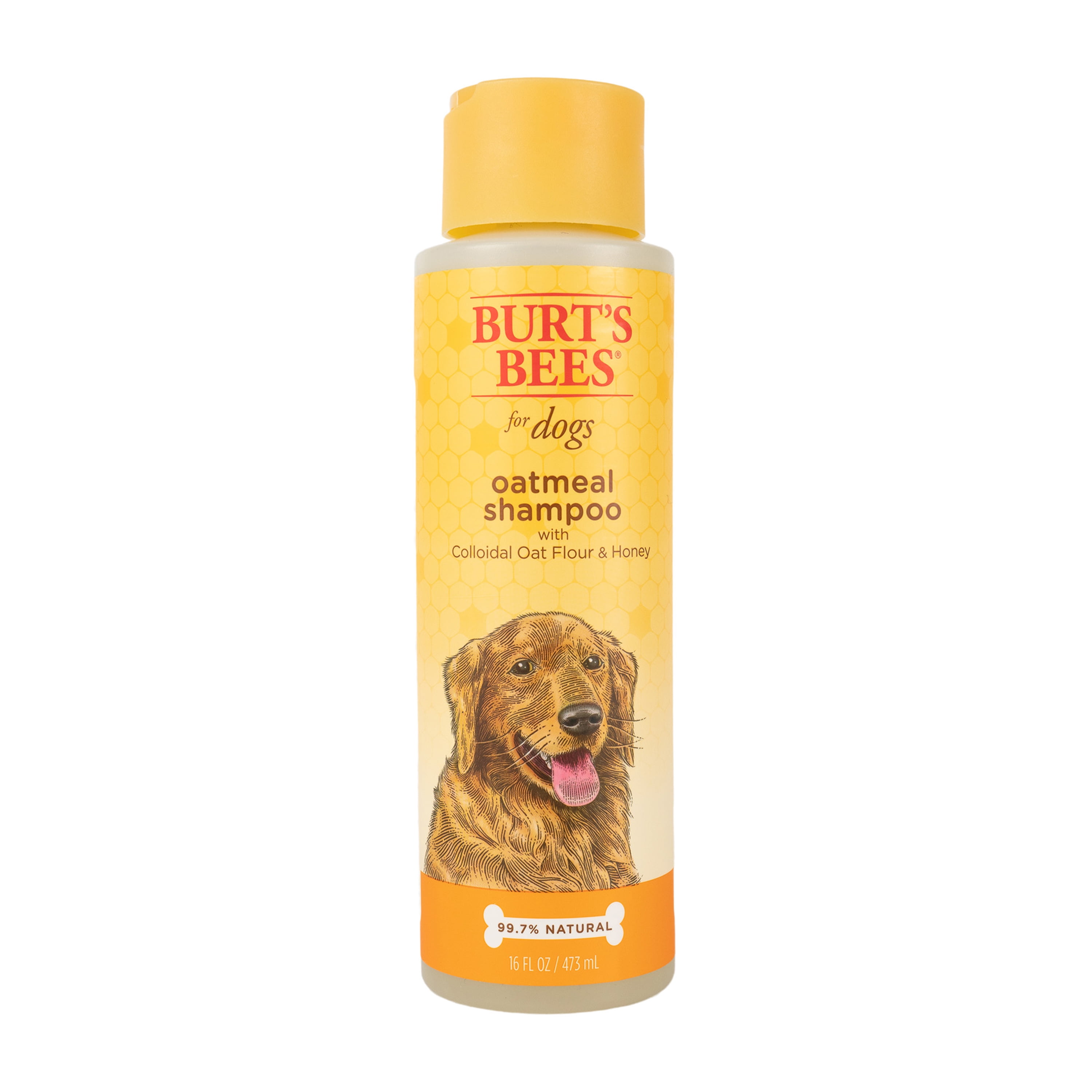 Burt's Bees Natural Pet Care Oatmeal Dog Shampoo with Colloidal Oat Flour and Honey, 16 oz.