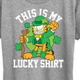 thumbnail image 3 of Garfield - This Is My Lucky Shirt - Women's Short Sleeve Graphic T-Shirt, 3 of 5