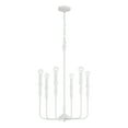 thumbnail image 7 of 6 Light Chandelier In Contemporary Style-30.25 Inches Tall And 20 Inches Wide-Textured Black Finish    -Traditional Installation Capital Lighting, 7 of 7