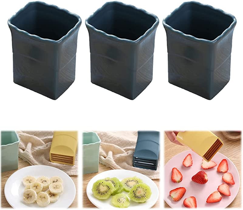 3 PCS Cup Slicer, 2023 New Fruit Slicer Egg Slicer Stainless Steel