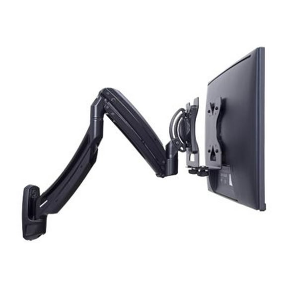 Chief Kontour K1W Dynamic Single Monitor Wall Mount - For Displays 10-30" - Black - Mounting kit (interface plate, wall mount, dual articulating arm) - for LCD display - aluminum - black - screen size: 10"-30" - wall-mountable