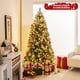 thumbnail image 4 of Árbol de Navidad Artificial Costway 195cm con Luces LED Blancas Cálidas Verde y Blanco, 4 of 10