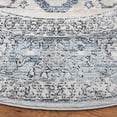thumbnail image 3 of SAFAVIEH Oregon Creighton Oriental Area Rug, Light Blue/Ivory, 6'7" x 6'7" Round, 3 of 10