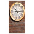 thumbnail image 1 of DesignArt Antique Wagon Wheel Large Wall Clock, 1 of 2