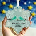 thumbnail image 7 of Taotanxi Snowflake Decoration - Winter Glass Decorative Charm for Holiday Gatherings, Seasonal Accent with Hanging Function, Snowflake Ornament for Indoor Outdoor Family Home Party Window, 7 of 7