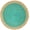 Turquoise + Beige, variant on Ripaz Vogue Jute Rug Round Hand Braided Yellow with Beige Circle Area Rug (5x5 Feet Round)