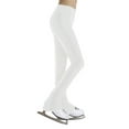 thumbnail image 6 of YEAHDOR Girls Figure Skating Pants Teens Juniors Shiny Rhinestones Rhythmic Gymnastics Leggings White 16, 6 of 7