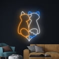 thumbnail image 3 of Handmadetneonsign Raccoon Fox Neon Sign, Raccoon Fox Neon LED Art Decor, Animal Lover Wall Decor, 3 of 5