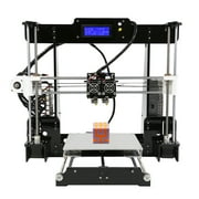 Upgraded Anet A8 Desktop 3D Printer- BLACK US PLUG Model-M