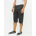 thumbnail image 4 of Ring of Fire Men's Belted 9" and 13" Inseam Twill Cargo Shorts Size 30 to 38 Charcoal-13" Size 36, 4 of 4