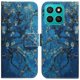 thumbnail image 1 of For Honor X8c 4G Wallet Case Pattern Print Leather Phone Cover - Panda, 1 of 5