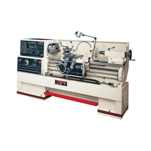 JET 321560 Lathe with 2-Axis ACU-RITE Digital Readout 200S and Taper Attachment Installed