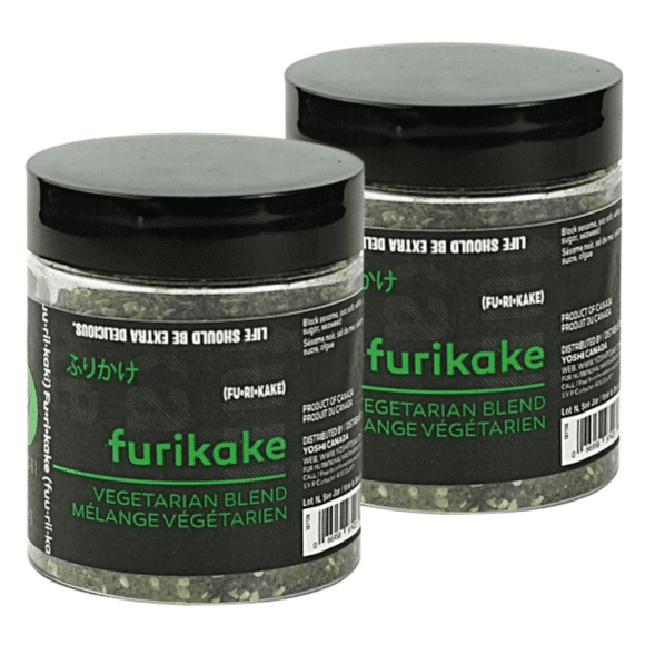 Yoshi Vegetarian Furikake Spice Blend – 2 x 75g (2.7 oz) | Japanese Seasoning for Rice, Vegetables, Noodles, and Snacks