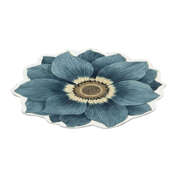 MOQIN Cute Bath Mat, Soft Superfine Fiber Flower Floor Mat Bathroom, Non Slip Water Absorbent Rug Bath Mat Door Mats Rugs for Entrance Bedroom Kitchen Bathroom Toilet Floors