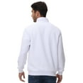 thumbnail image 2 of QPNGRP Men's Lightweight Jacket Casual Jacket Waffle Knitted White Jacket Coat S, 2 of 8