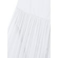 thumbnail image 5 of CHICTRY Big Girls Lyrical Praise Dance Dress Mesh Tulle Leotard Dance Costume White 12, 5 of 7