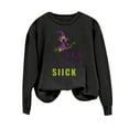 thumbnail image 3 of Bovxnpu Womens Oversized Sweatshirts, Halloween Day Sweatshirts for Women Fleece Crewneck Sweaters Casual Tops Comfy Fall Fashion Outs Winter Clothes, 3 of 5