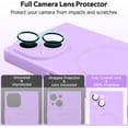 thumbnail image 5 of Case for iPhone 14 Magnetic [Compatible with Magsafe] [Camera Lens Protector] Soft TPU Phone Case for Women Men Anti-Scratch Protective Cover for iPhone 14 Light Purple, 5 of 14
