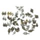 thumbnail image 1 of EeaseMX 50 piezas de dijes para hacer joyas, colgantes de metal con forma de piña y bellota lisa, para collares, pulseras, bisutería y manualidades., 1 of 7