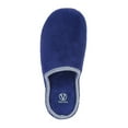 thumbnail image 3 of Roxoni Womens Contrast Color Trimmed Terry Scuff Slipper Indoor and Outdoor-Rubber Sole Large / 9.5-10, Blue, 3 of 4