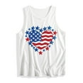 thumbnail image 4 of Tnhcen 4th of July USA Flag Heart-Shaped Graphic Tank for Women Patriotic Sleeveless Top Independence Day Summer Festival Shirt S-2XL, 4 of 4