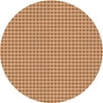 thumbnail image 1 of Ahgly Company Machine Washable Indoor Round Transitional Brown Sand Brown Area Rugs, 3' Round, 1 of 7