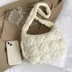 thumbnail image 3 of Hombro Mujer Nylon Acolchado Bolsos Bolsos Hobo Pequeño Shopper Monederos Blanco Wdftyju Para Estrenar, 3 of 4