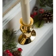 thumbnail image 2 of Plow & Hearth Adjustable Window Hugger Candles, Set of 4 with Remote - Brass, 2 of 2