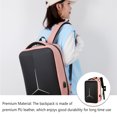 thumbnail image 4 of Minnieouse para portátil, impermeable, de gran capacidad, de PU, para mujer, para ordenador portátil, con carga USB, reemplazo de para Mochilas Rosado Minnieouse AP012174-04, 4 of 6