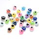 thumbnail image 1 of Gonyscag 400 Cuentas de Mal de Ojo de Resina Multicolor, Cuentas Sueltas Redondas Planas, Cuentas Espaciadoras para Pendientes, Pulseras, Collares, Fabricación de Joyas, 1 of 5