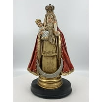 The Faith Gift Shop Virgin of Candelaria/Our Lady of Candle Resin Stone Statue- 9 Inch H x 5 Inch W-Gift of Faith for Friends and Family
