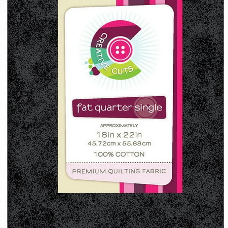 VIP Fabrics Creative Cuts Fat Quarter Single, Blender Black