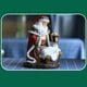 thumbnail image 5 of Adorno navideño de resina con lámpara de Papá Noel para fiesta familiar de Navidad, 5 of 10