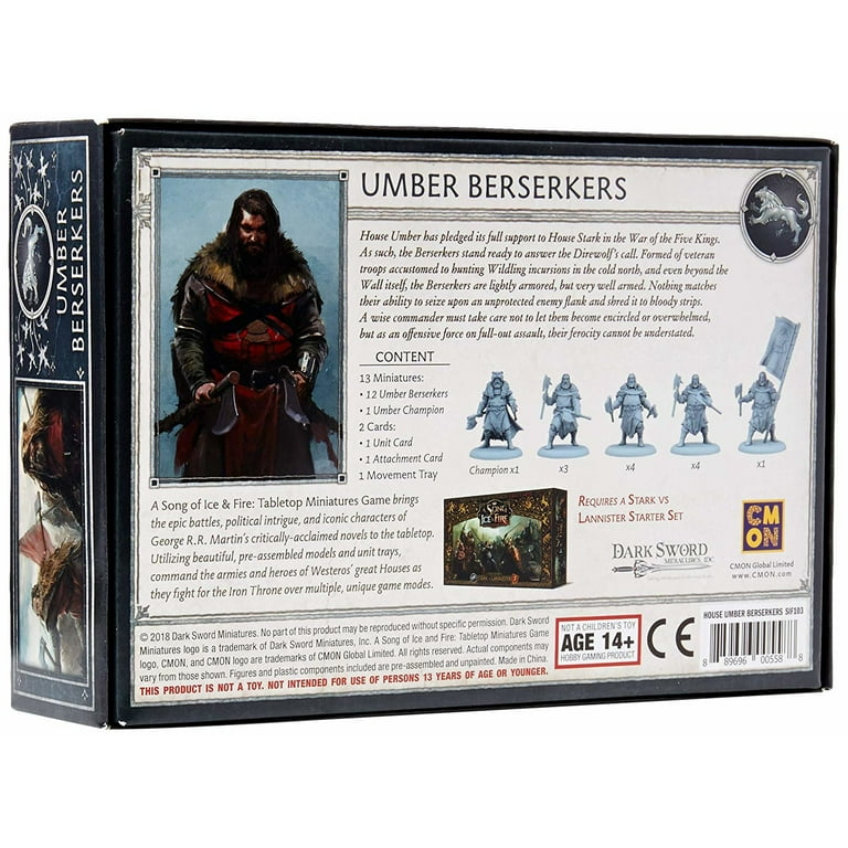 A Song of Ice and Fire Tabletop Miniatures Game Unit Box | Strategy Game for Teens and Adults | Ages 14+ | 2+ Players | Average Playtime 45-60 Minutes | Made by CMON A Song of Ice and Fire Tabletop Miniatures Game Unit Box | Strategy Game for Teens and Adults | Ages 14+ | 2+ Players | Average Playtime 45-60 Minutes | Made by CMON