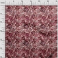 thumbnail image 3 of oneOone Georgette Viscose Maroon Fabric Abstract Floral Quilting Supplies Print Sewing Fabric By The Yard 42 Inch Wide, 3 of 4