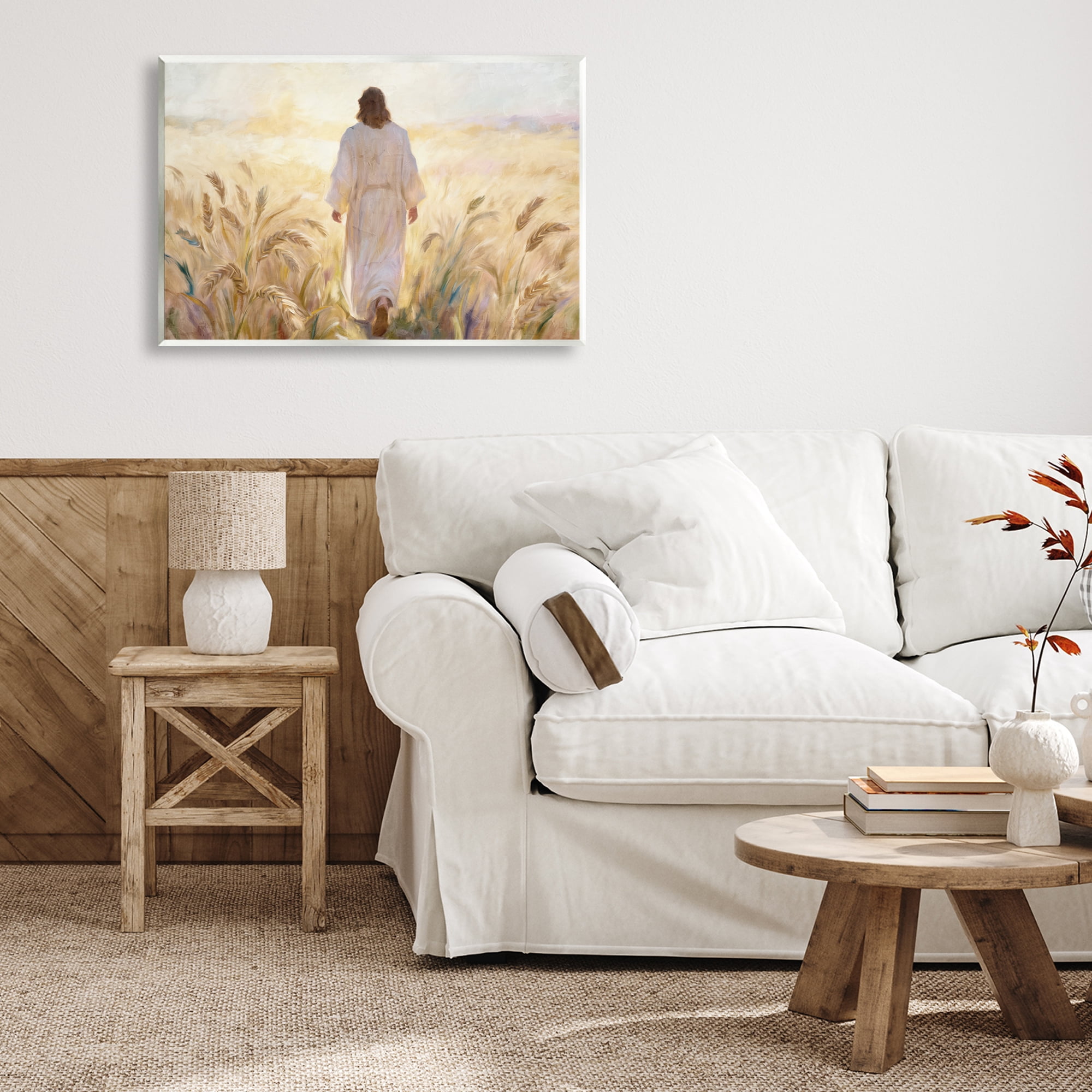 Stupell Industries In His Steps Walking Faithfully Wall Plaque Art, design by Kim Allen