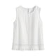 thumbnail image 4 of Conjuntos Cortos para las Mujeres Casual Verano Moda Sólido Cuello Redondo sin Mangas con Pantalones Cortos 2 Conjuntos de Pc, 4 of 9